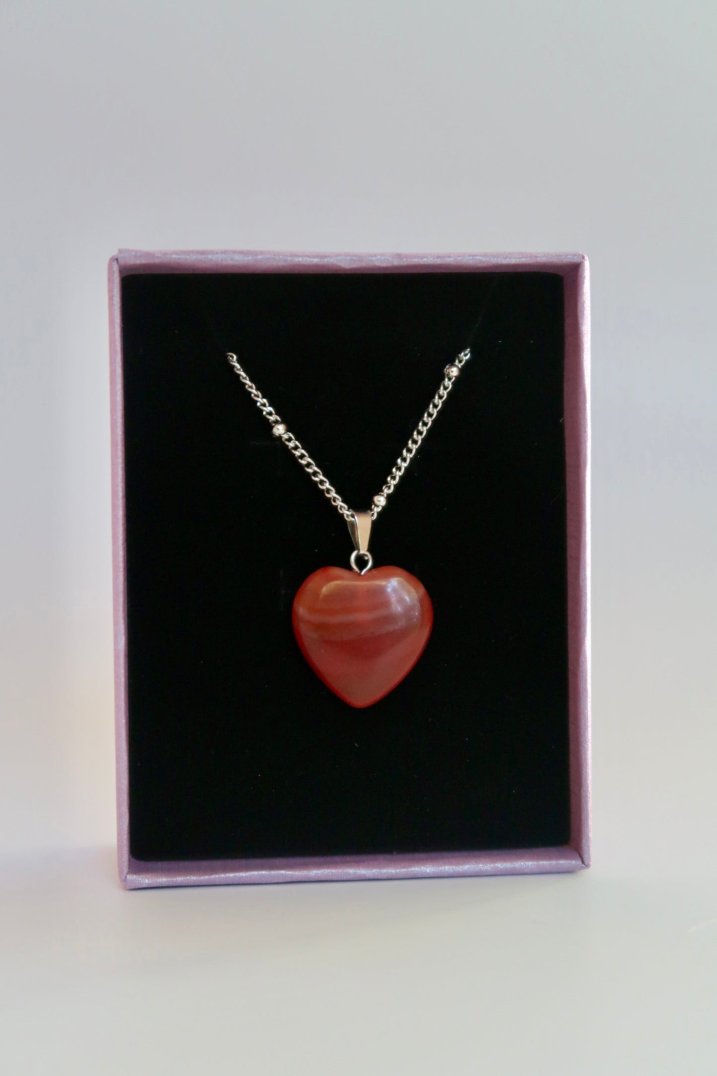 Carnelian Heart necklace