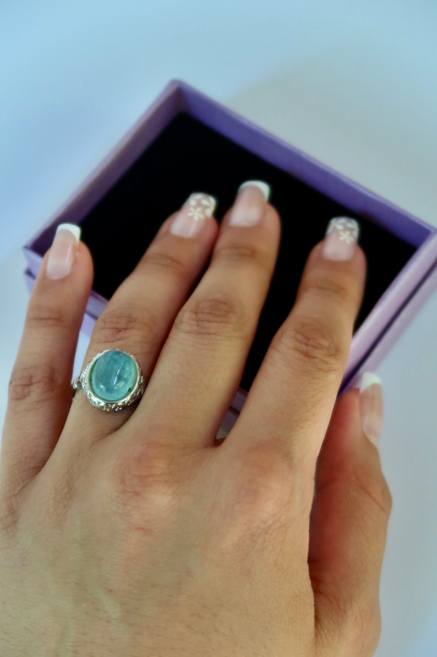 Aquamarine ring (A)