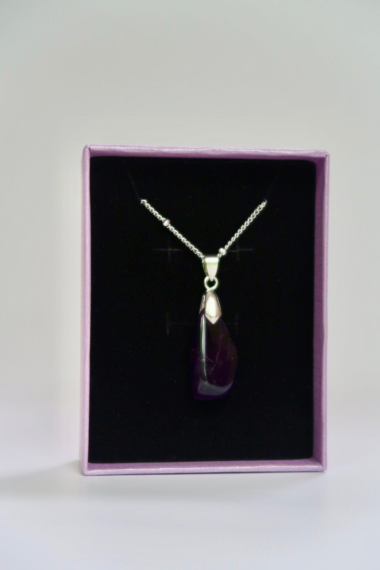 Amethyst necklace style A-1