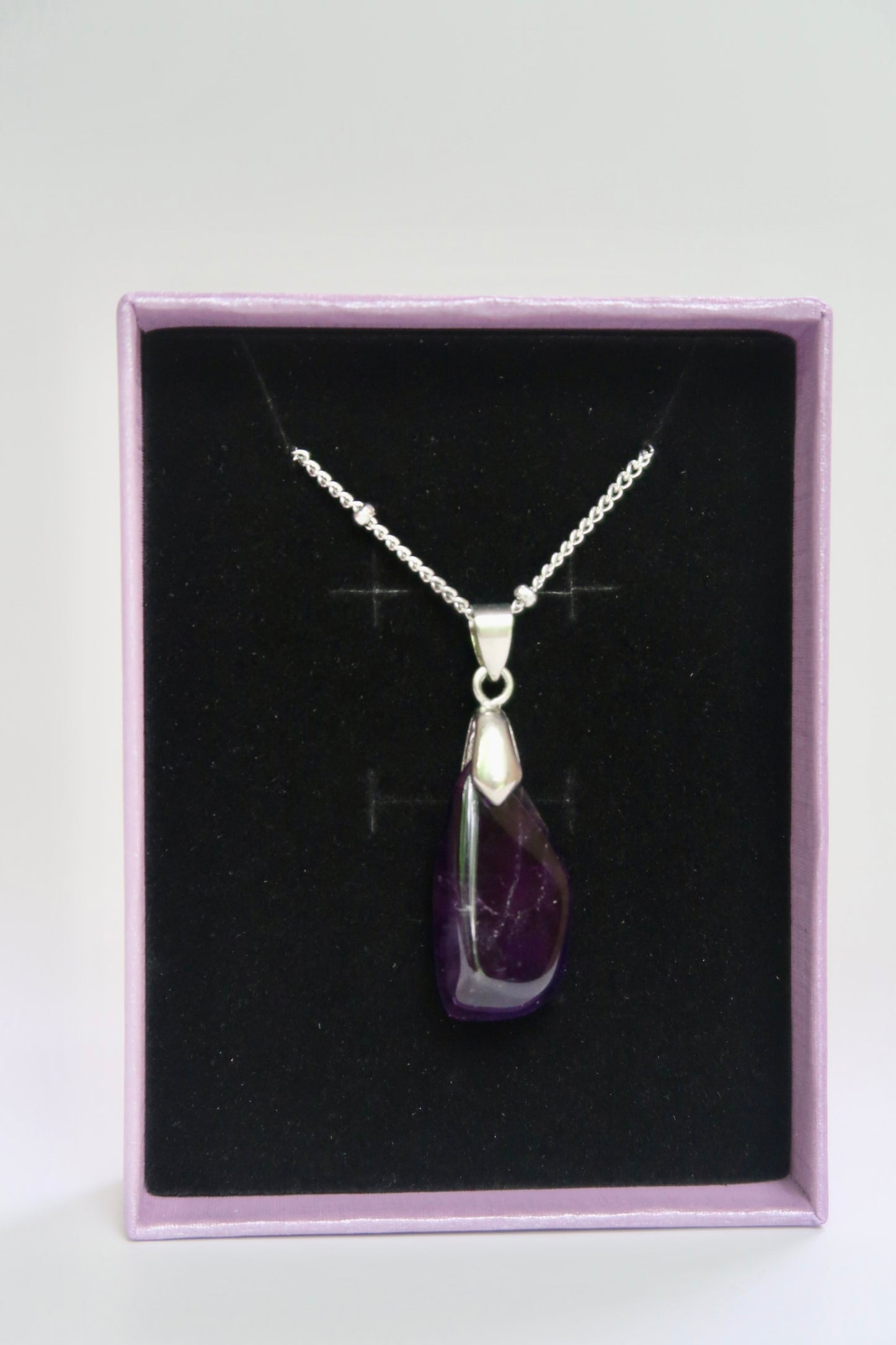 Amethyst necklace style A-1