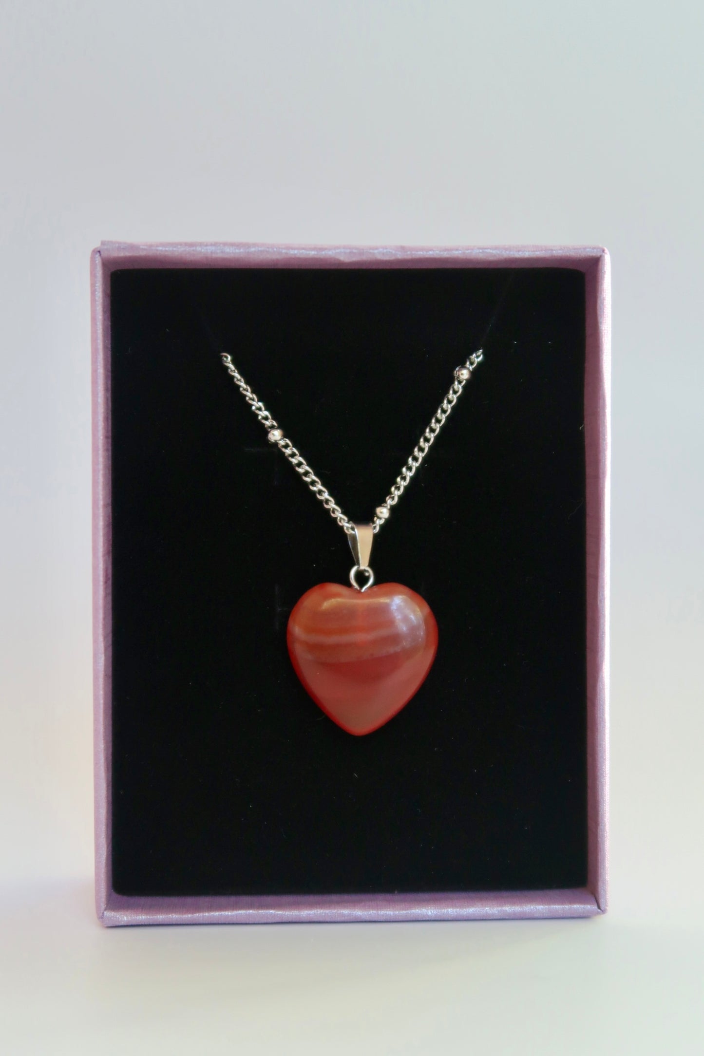 Carnelian Heart necklace