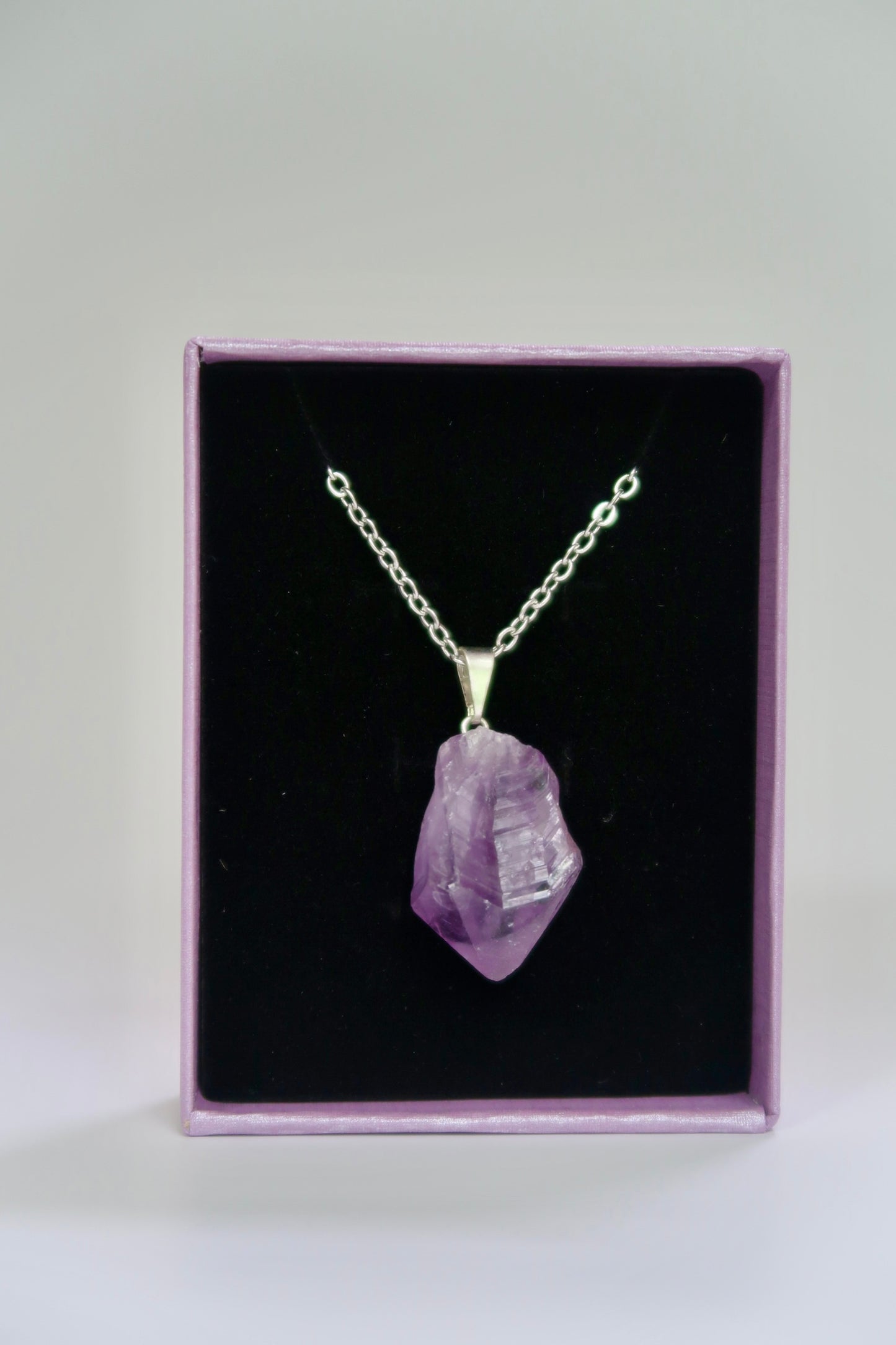 Amethyst necklace (Style D)