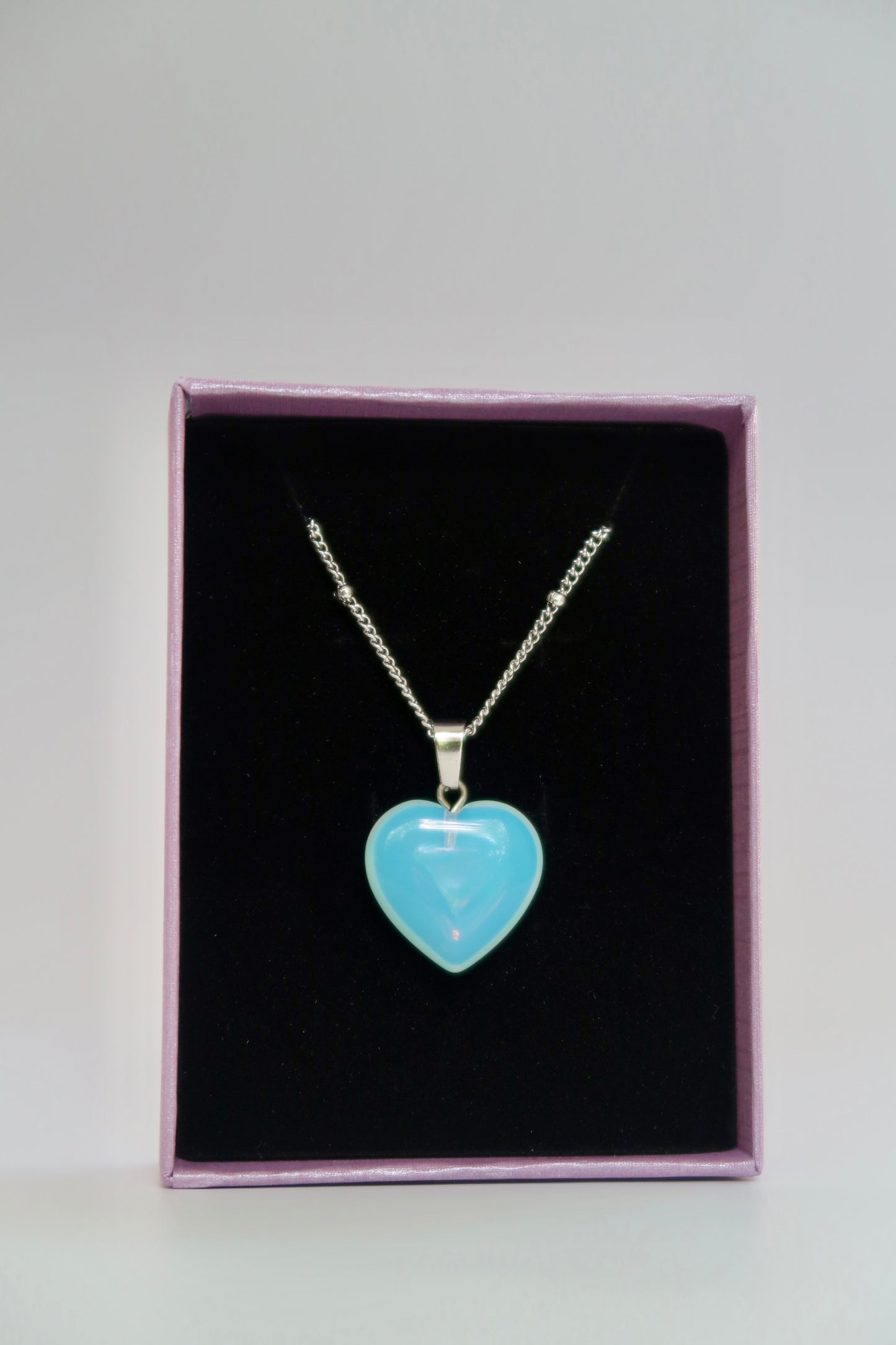 Opalite Heart Necklace