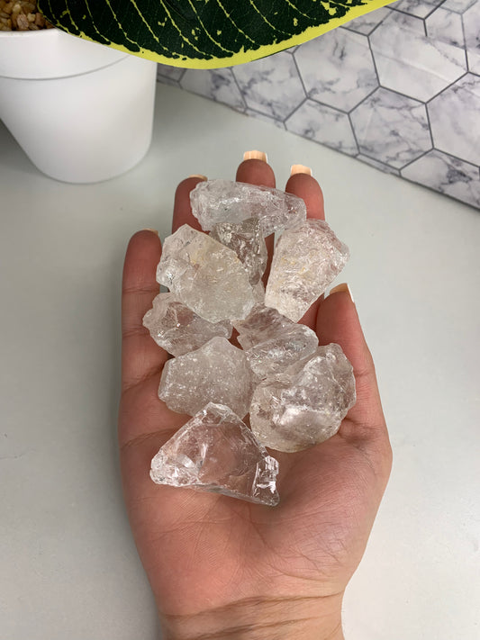 Raw Clear quartz