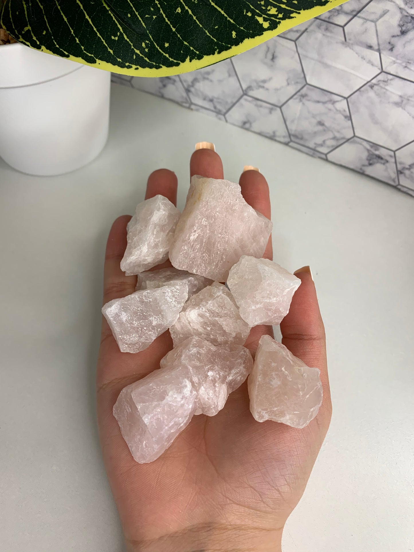 Raw Rose Quartz