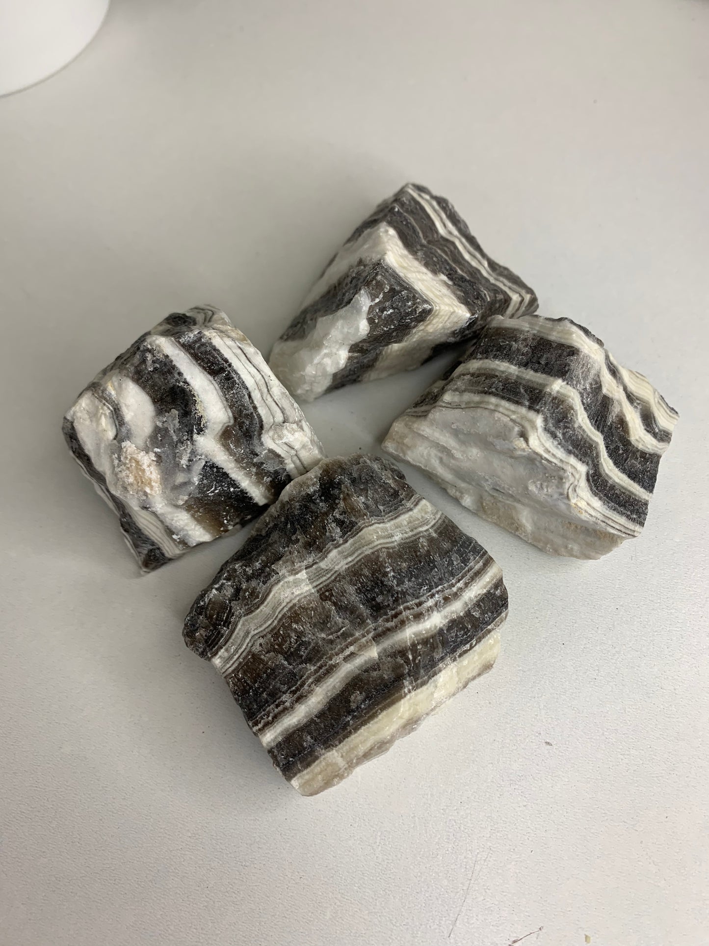 Raw Zebra calcite